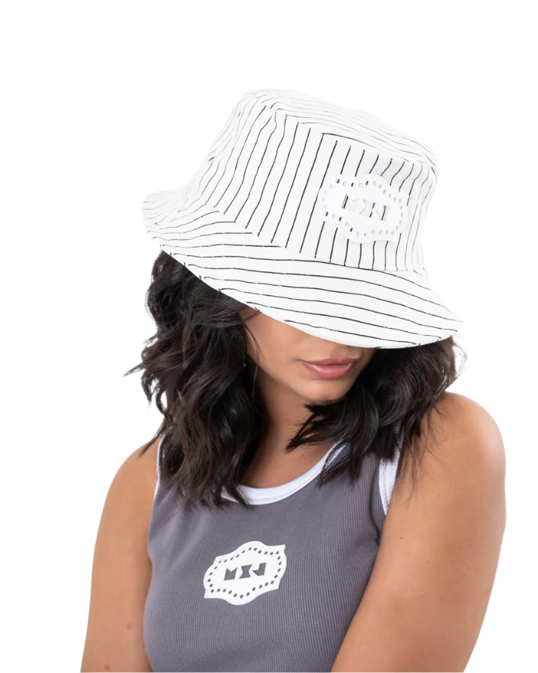 Pinstripe Pearl Bucket