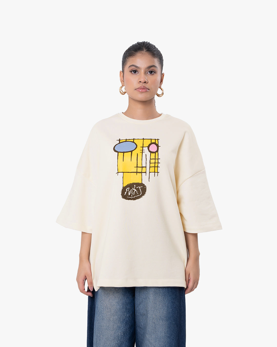 Pastel Grid t-shirt