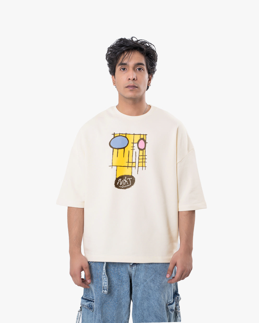 Pastel Grid t-shirt