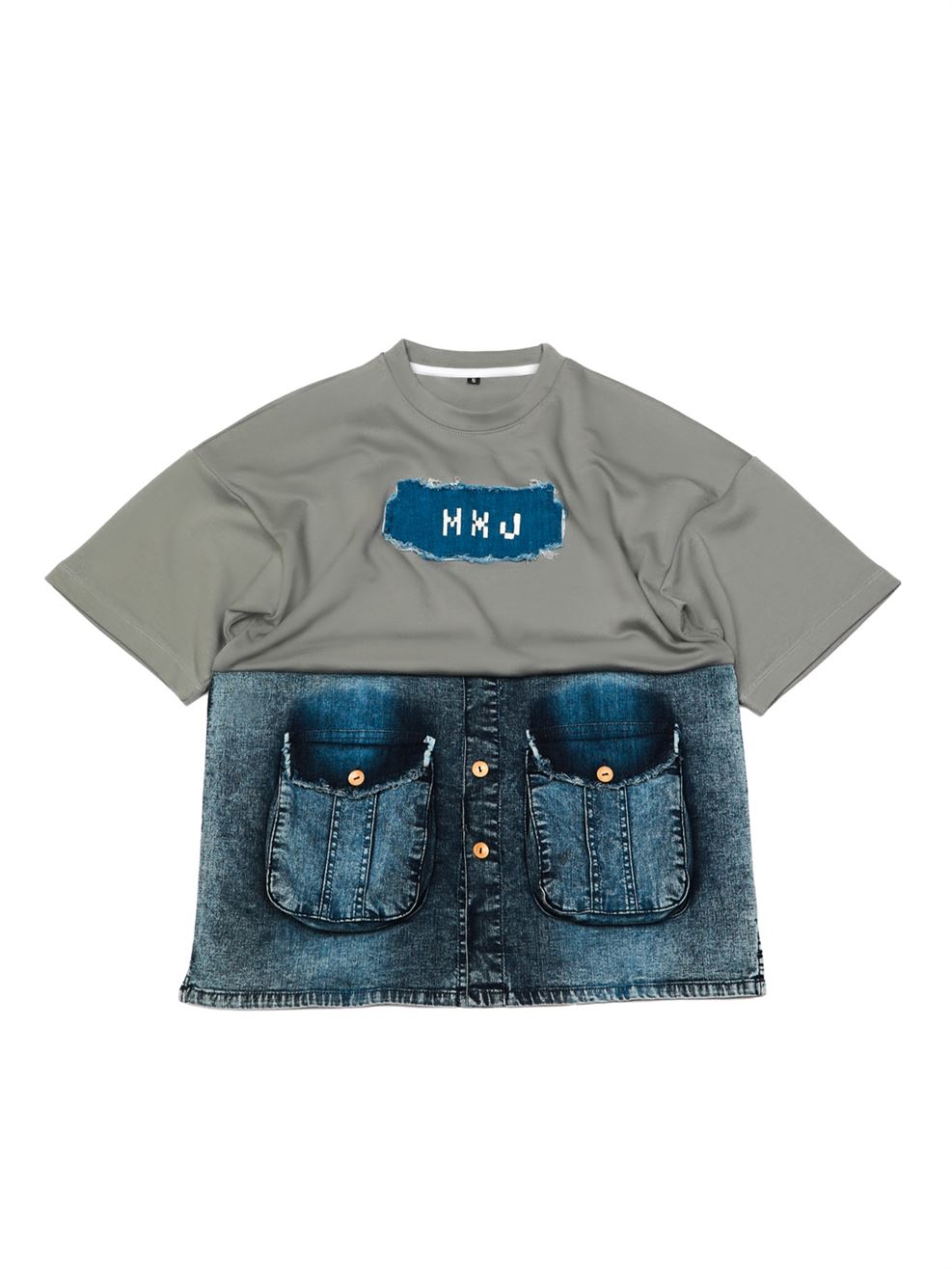 Half Denim Tee