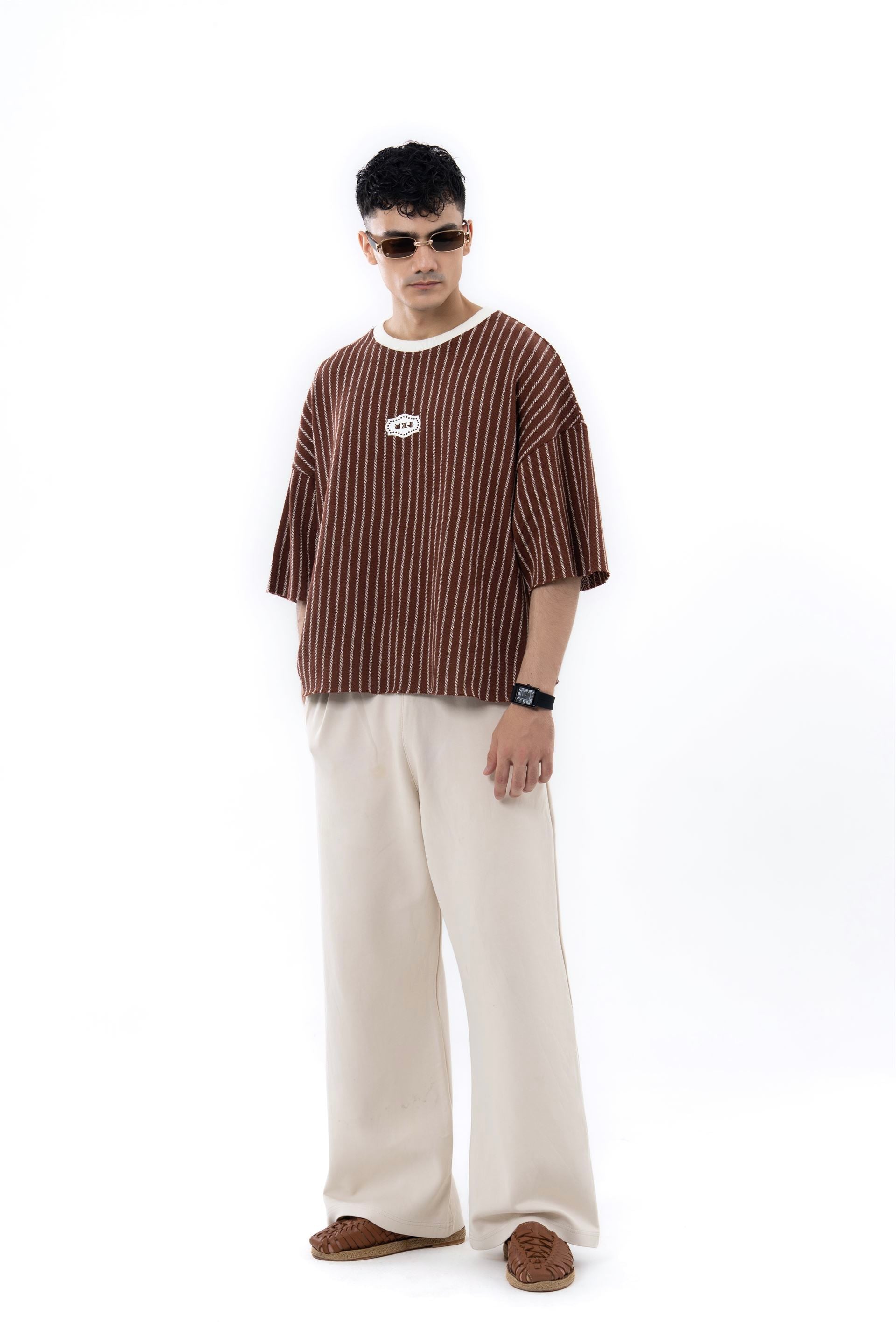 Cocoa stripe tee