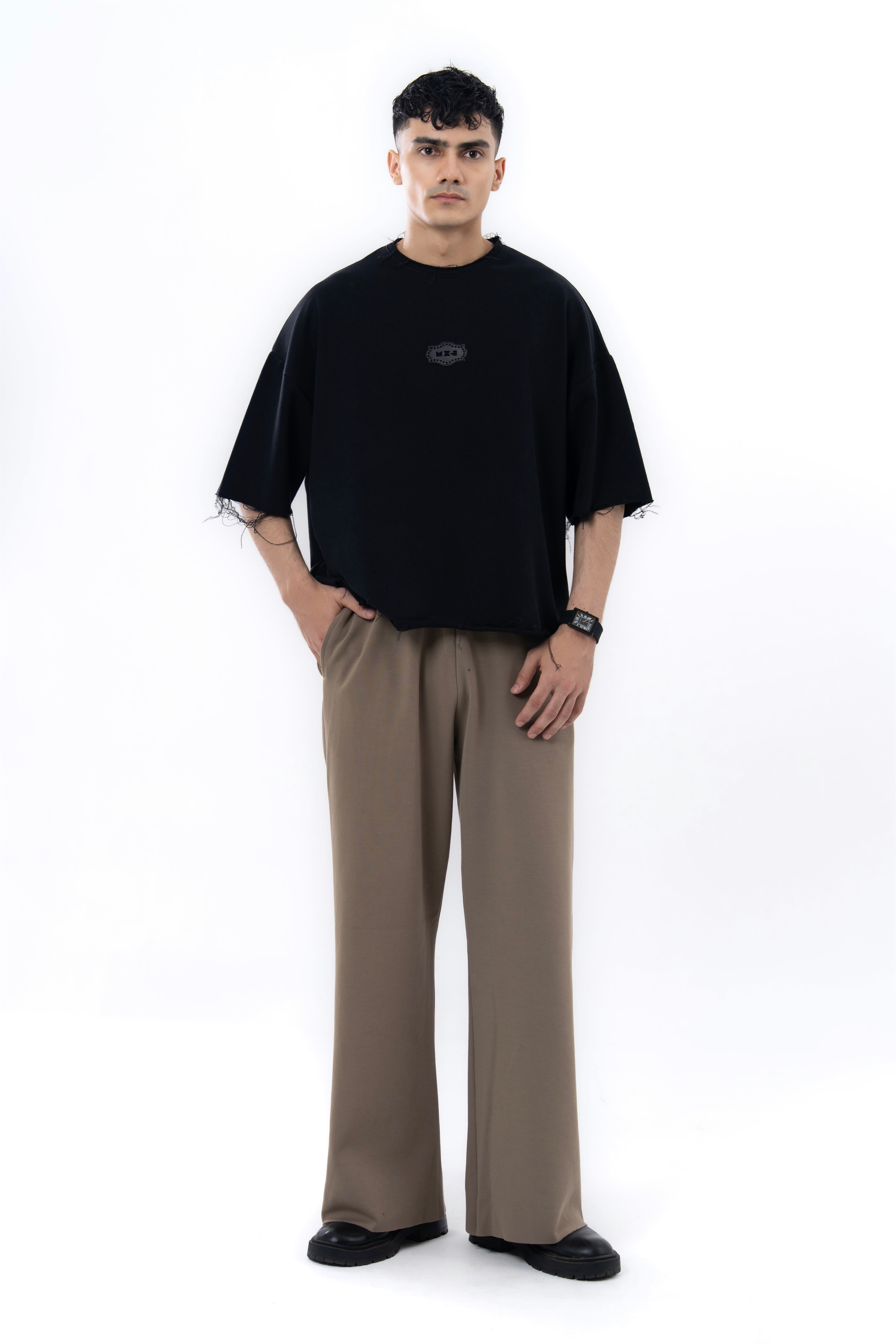 Frayed State (Black) tee