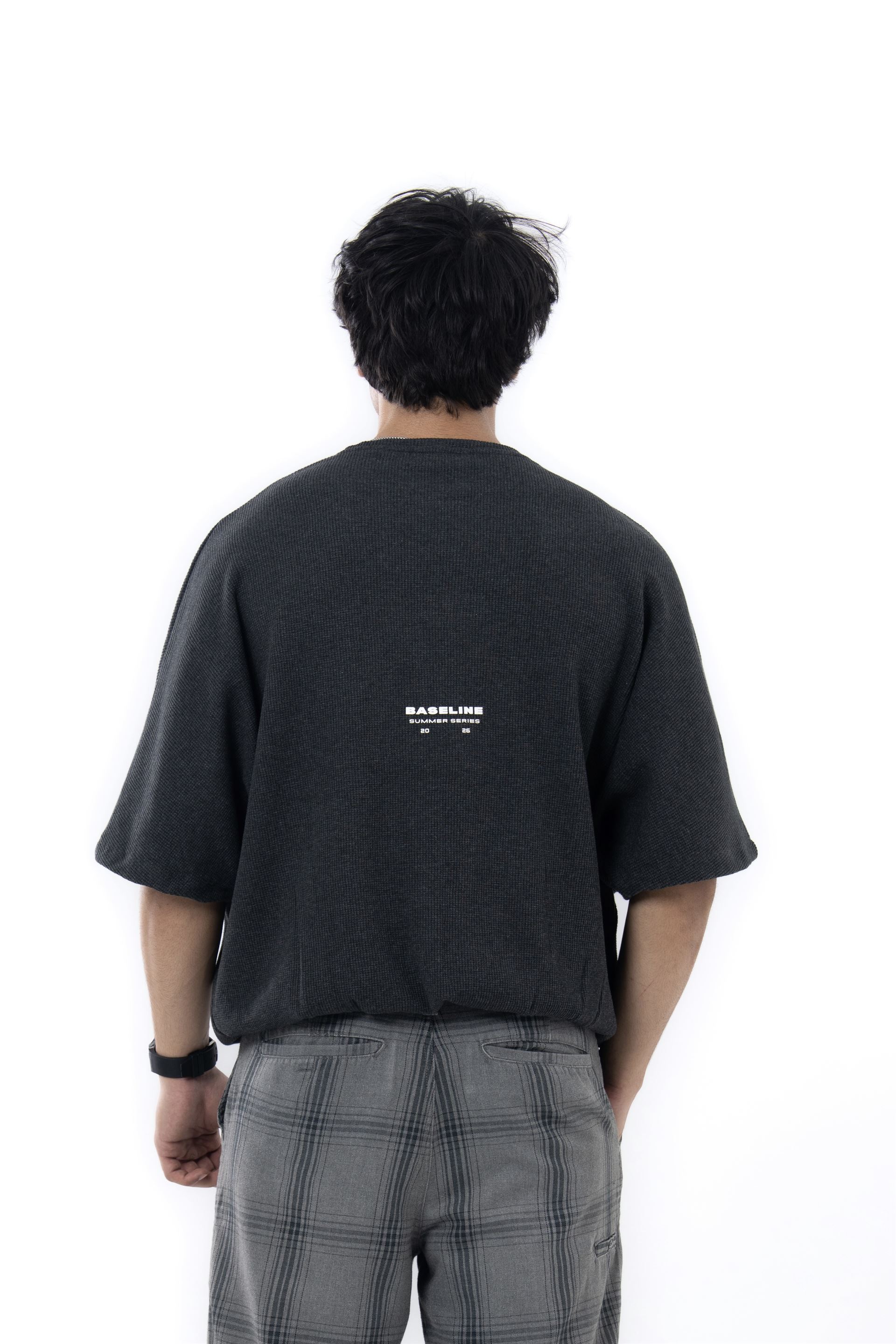 Charcoal drift tee