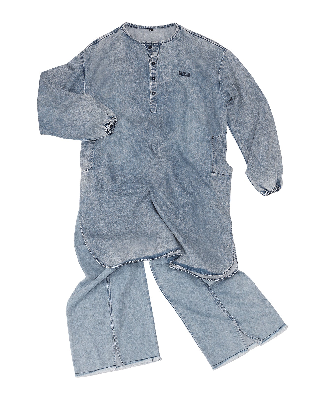 Distressed Denim Co-ord set